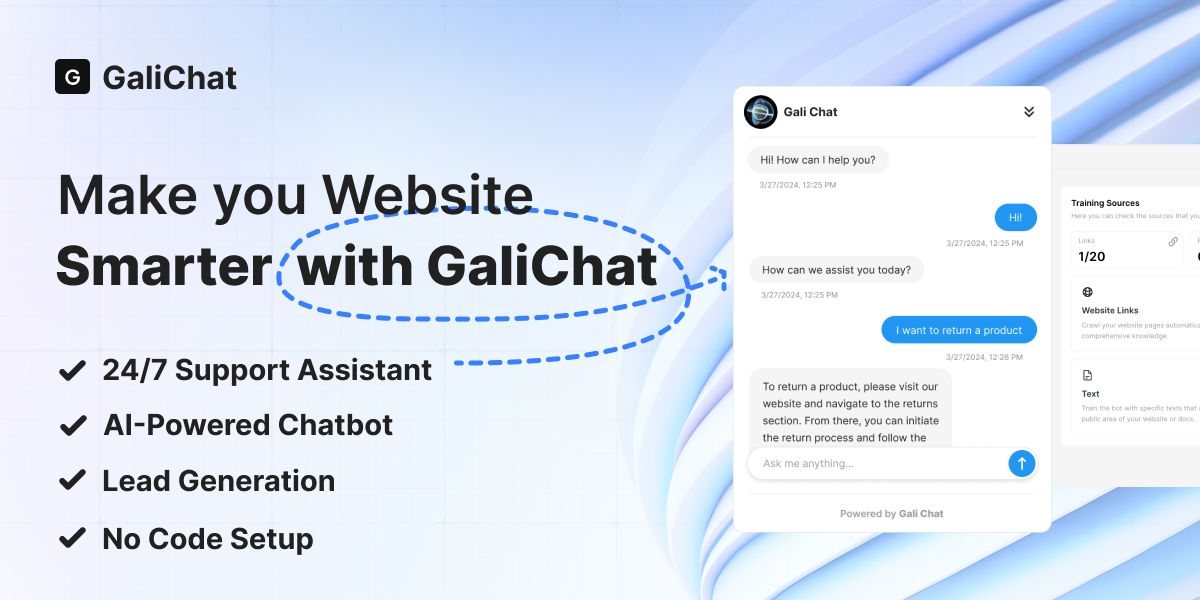 galichat ai support assistant