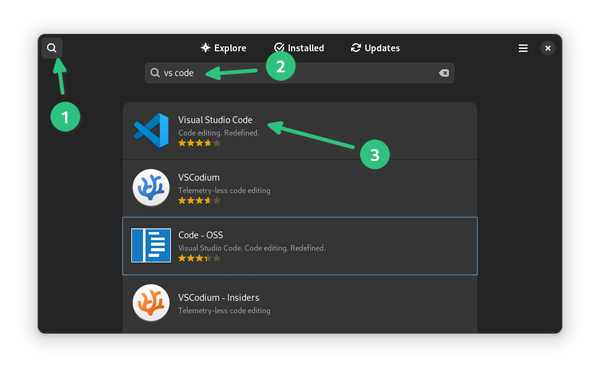 Installing VS Code on Fedora – Australian Alumni