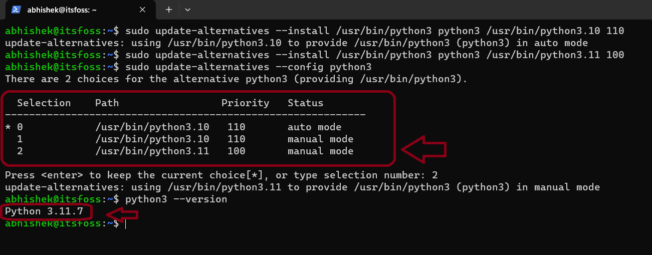 Get multiple Python versions in Ubuntu